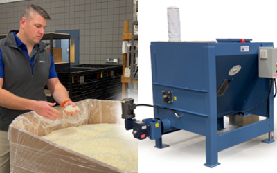 High-Capacity Live Bottom Bin for Recycled Material