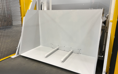 100-in-Wide Dumper Used in a Size Reduction System for Recycling