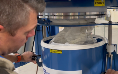 Dust-Tight Transfer Bulk Bag Unloader