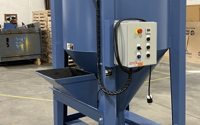 Portable Batch Mixer with a Fill Chute