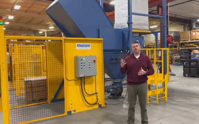 Unloading System for Gaylords or Bulk Bags