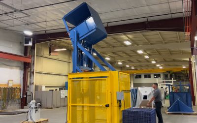 Side Load Lift and Dump for Granular Material